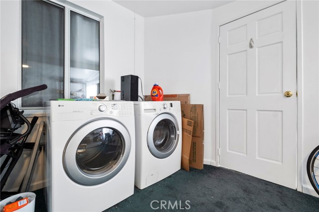 Laundry area in Back Room Addition.