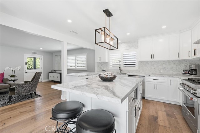 Large kitchen island