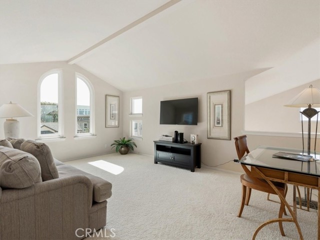Loft/Den makes a great office, tv room or additional sleeping area. It has ocean views.