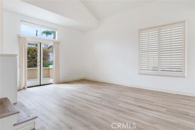 Living Room with Private Courtyard