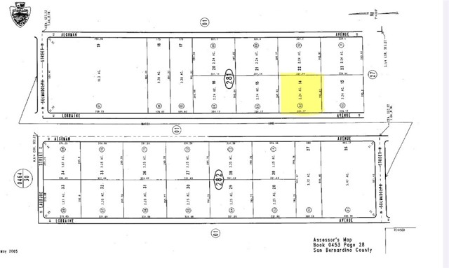 Detail Gallery Image 2 of 4 For 0 Apn 0453-281-02-0000, Lucerne Valley,  CA 92356 - – Beds | – Baths
