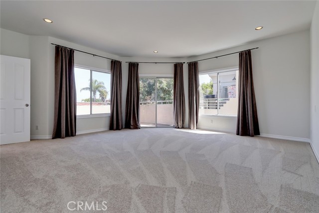 Upstairs - the primary suite