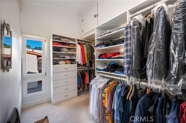 Primary walk-in closet