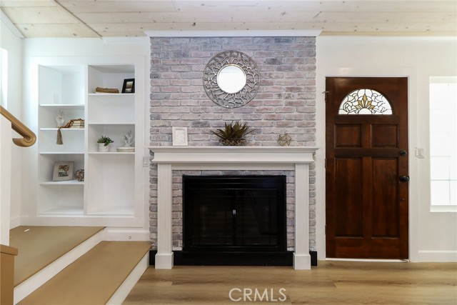 Living Room with Fire Place