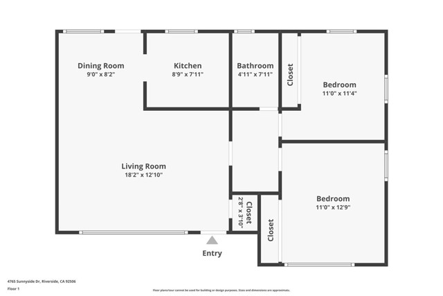 Detail Gallery Image 15 of 15 For 4765 Sunnyside, Riverside,  CA 92506 - 2 Beds | 1 Baths