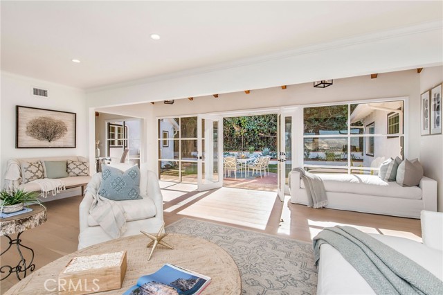 Living Room with lots of natural light to the courtyard.