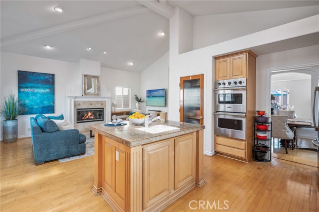 Den and dining room off kitchen