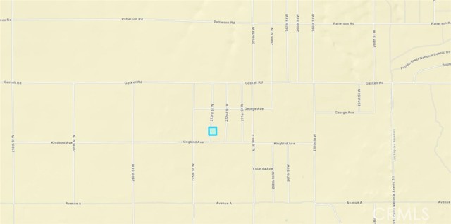 0 273rd St W Vic Kingbird, Rosamond, California 93560, ,Land,For Sale,0 273rd St W Vic Kingbird,CRSR23202790