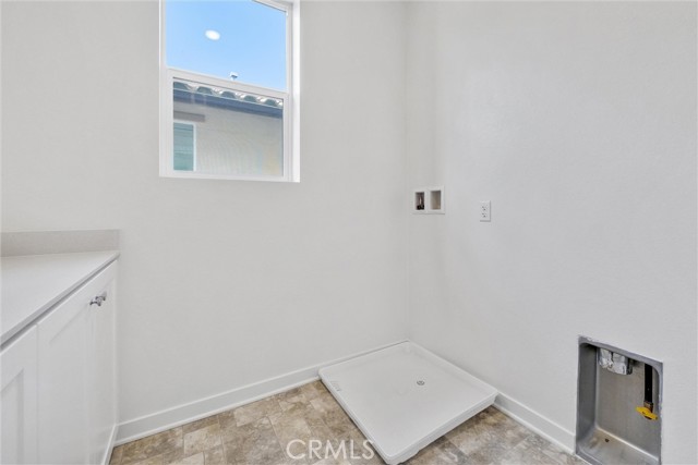 Upstairs laundry room