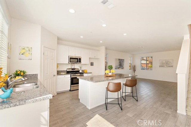 Kitchen to Living Area