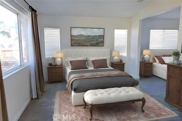 Primary Bedroom & Retreat Staged