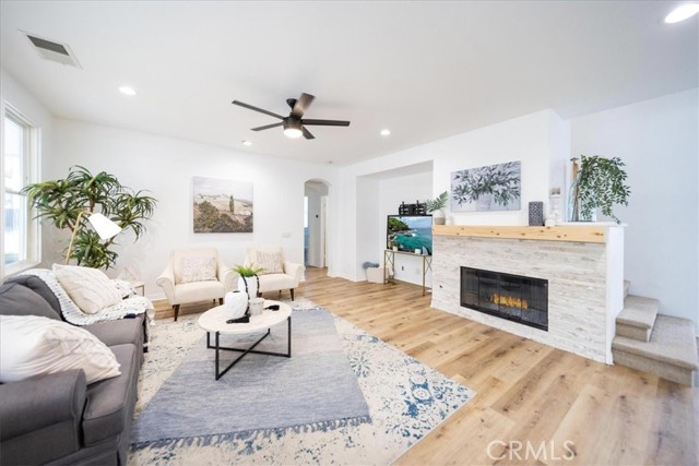 Fireplace in Family Room
