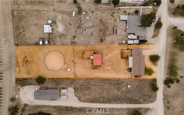 Aerial Layout of the property, completely fenced