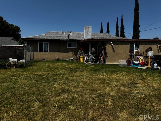 View of the back of the house