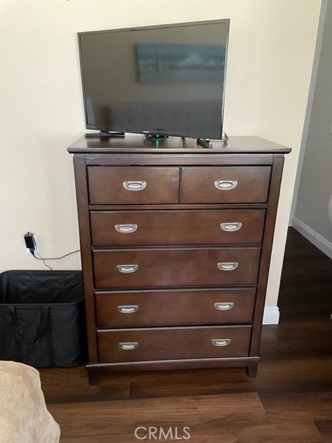 Bedroom Dresser and TV