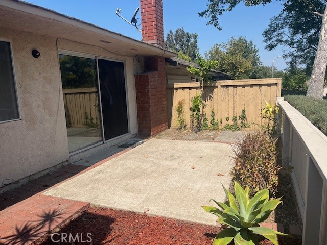 Rear patio
