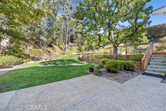 Patio off family room