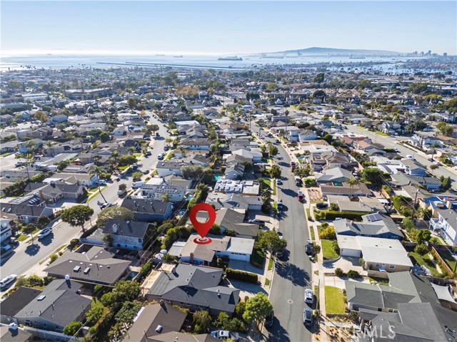 Long Beach and Palos Verdes peninsula in the distance