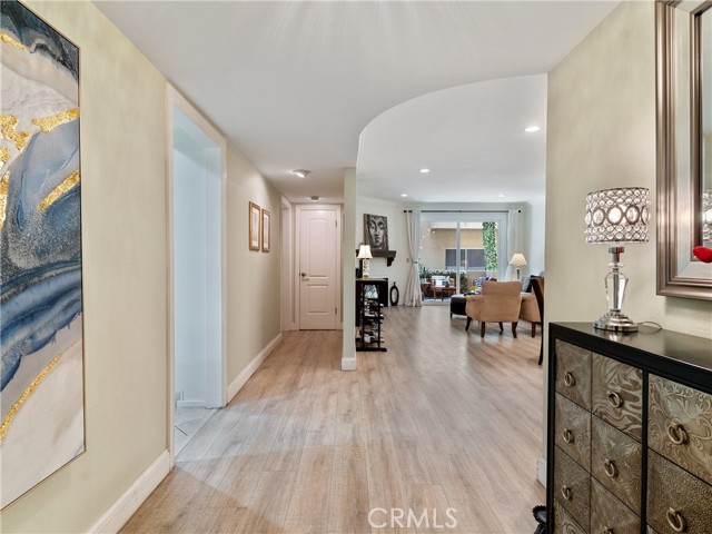 Grand entry into the living room.