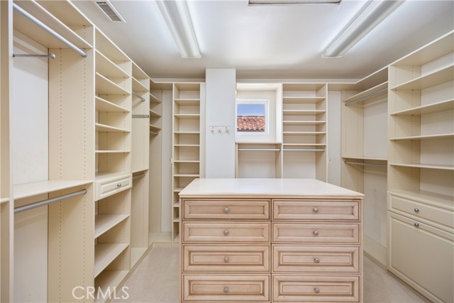 Primary closet
