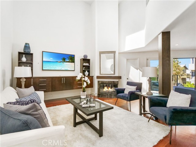 Living Room with Fireplace View