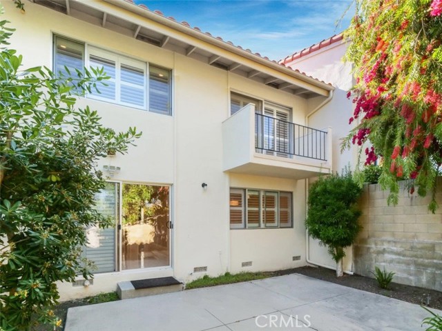 Back Elevation with Private Patio