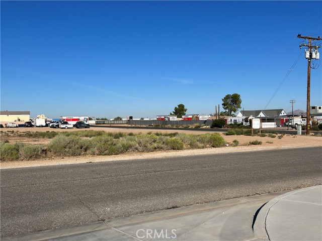 View of corner of parcel with electric in place