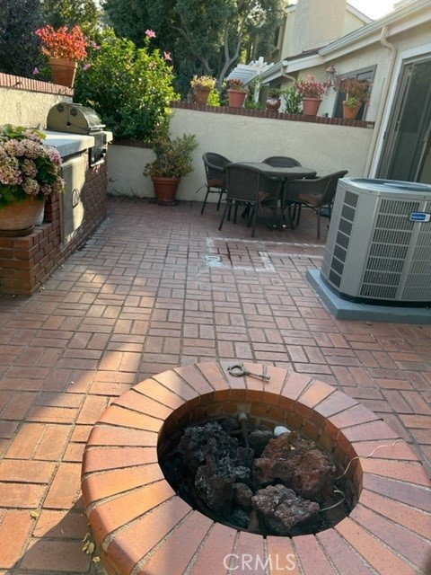 Patio features Fire Pit