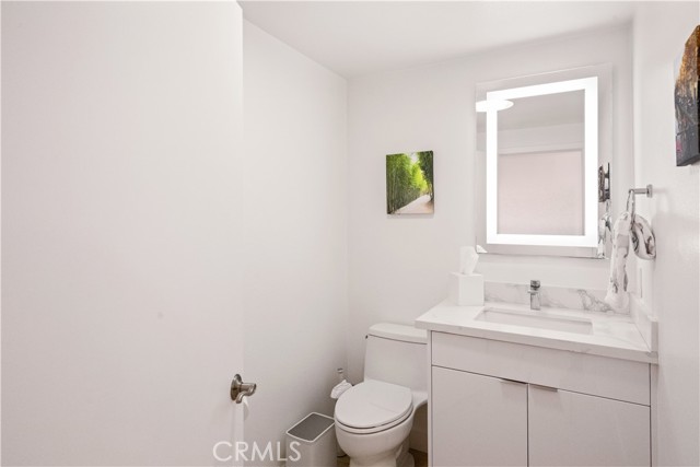 Downstairs half bath.