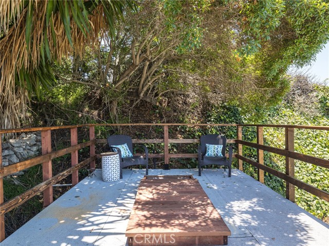 Spacious ocean and Catalina viewing deck