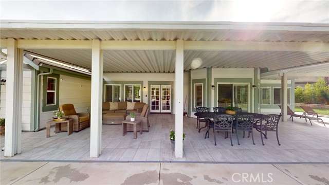 You can use the patio area as an extension of your home when the weather permits, which here in So Cal, is almost everyday.
