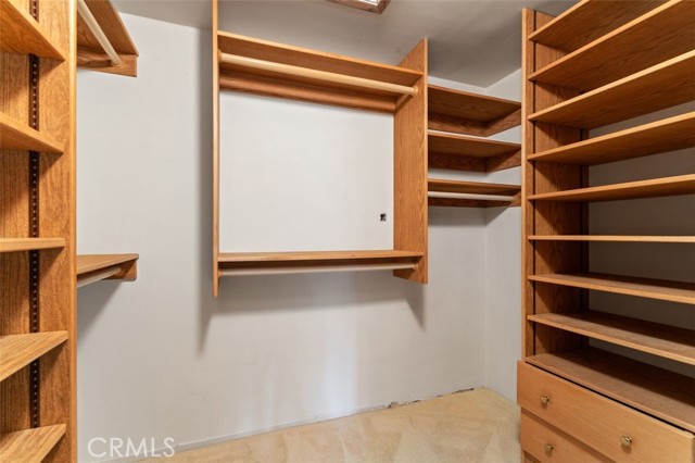 Walk-in closet.