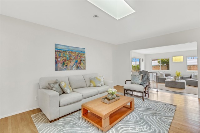 Living Room with glance into large family room