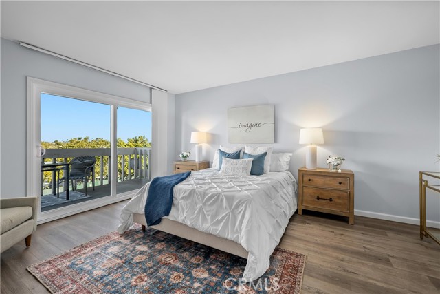 Master Bedroom Suite with Balcony off. Downtown and Mountain Views