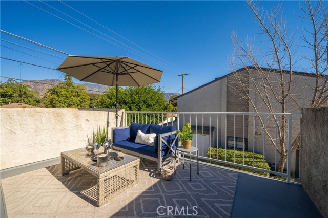 2nd Patio with scenic mountain view