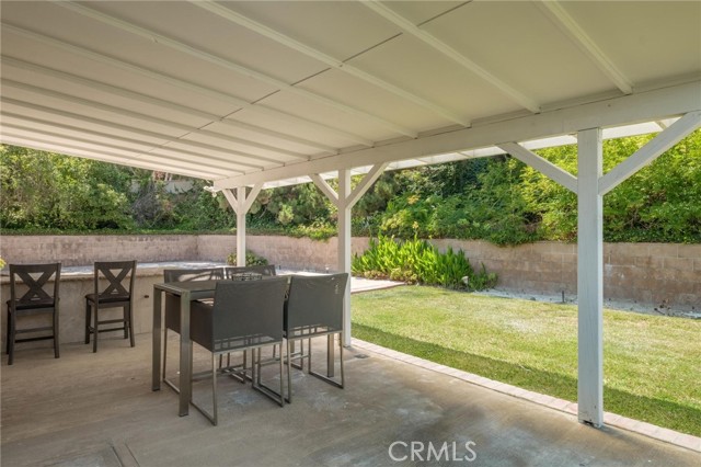 Covered patio