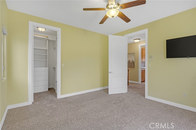 Second bedroom with walk-in closet