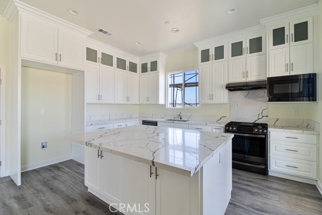 Kitchen with Captivating Quartz Counter