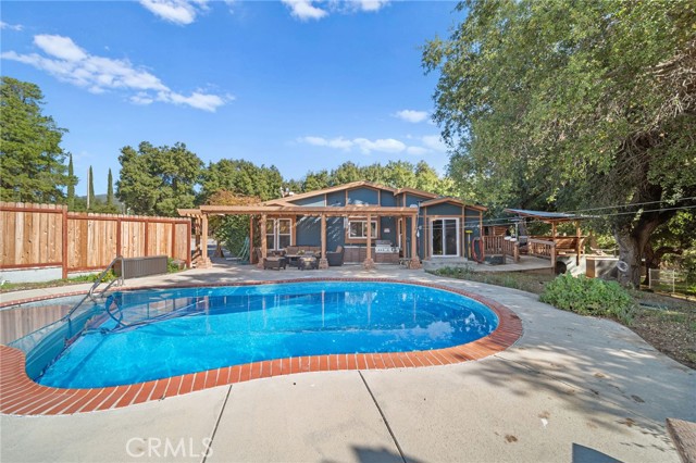 Salt Water swimming pool and underground pool equipment room.