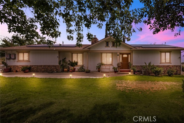 Night photo of home.