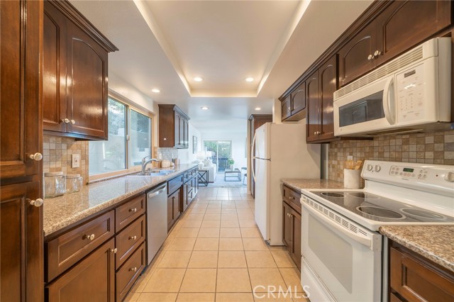 Kitchen looking to Family Room