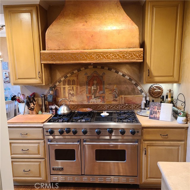 Viking Range, hand-painted fresco