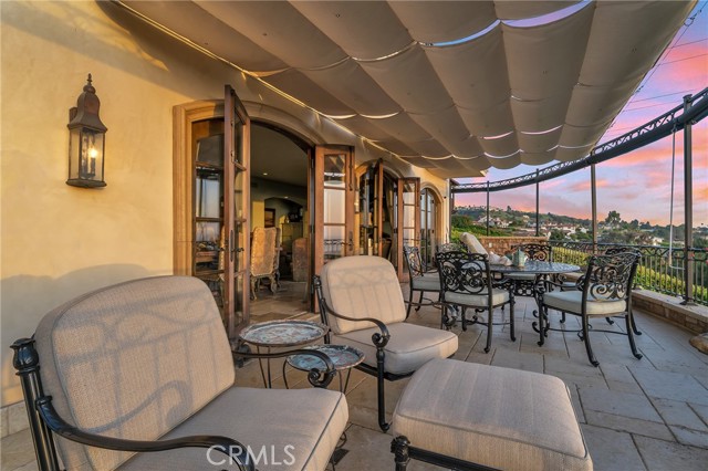 Giant patio deck.