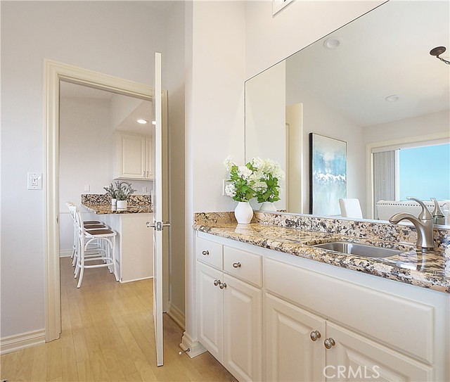 wet bar in formal dining