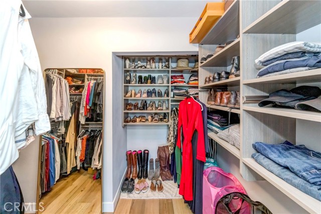 Master walk-in closet