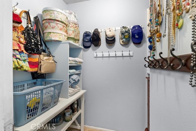 Main bedroom walk-in closet.