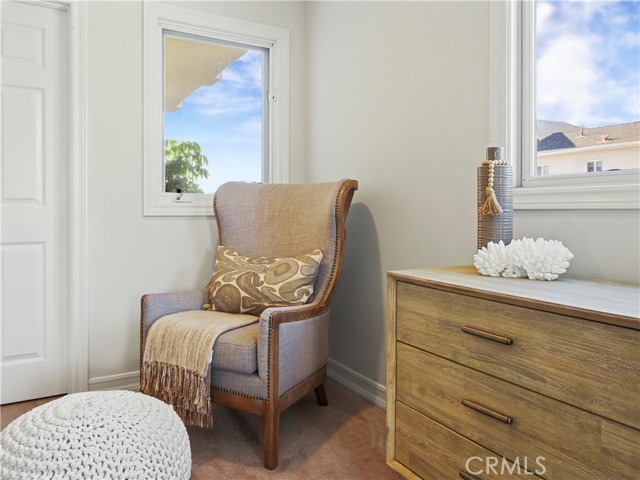 master bedroom with fireplace & 2 walk in closets