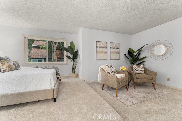 Sitting area in the Master bedroom