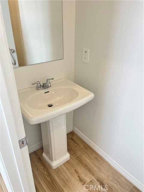 First floor half bath