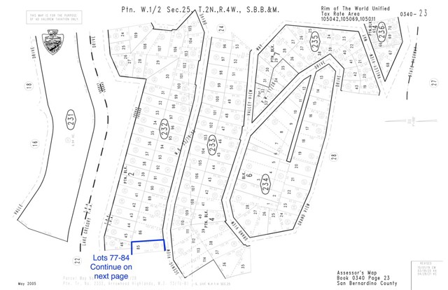 77 Lots 77-85 Scenic View Drive, Crestline, California 92325, ,Land,For Sale,77 Lots 77-85 Scenic View Drive,CREV23192332